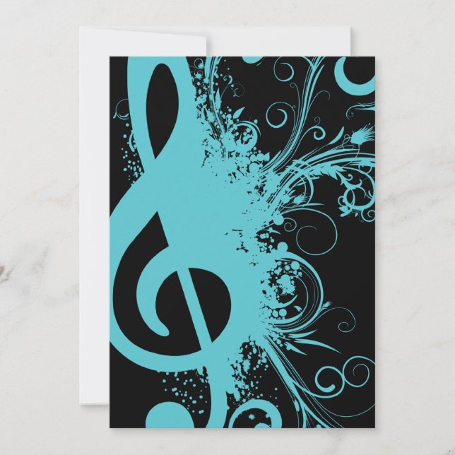 Invitation Considérant musique senior (Devant)