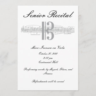 Invitation Considérant musique senior - Alto Clef