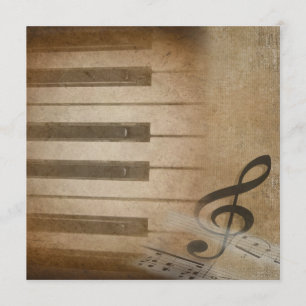 Invitation Considérant Piano