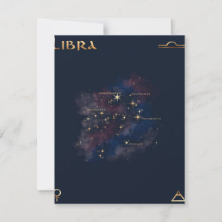 Invitation Constellation de la Balance - Cadeau unique pour a