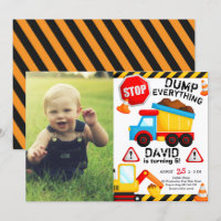 Construction Boy Dump Truck avec photo