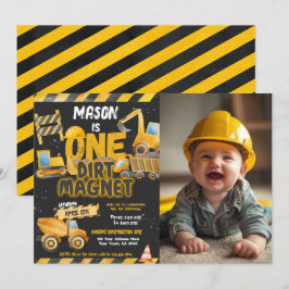 Invitation Construction, Camion de vidange 1er anniversaire