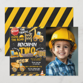 Invitation Construction, Camion de vidange 2e anniversaire