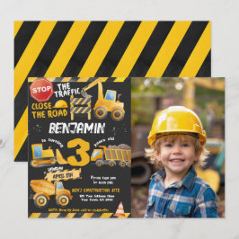 Invitation Construction, Camion de vidange 3e anniversaire