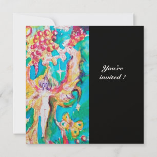 Invitation CONTE DE FÉE AU RAISIN1 noir