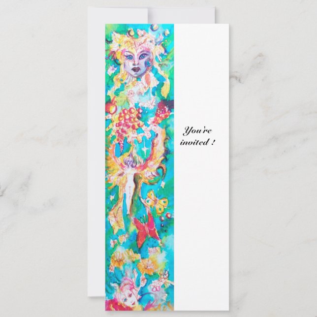 INVITATION CONTE DE FÉE AU RAISIN 8 (Devant)