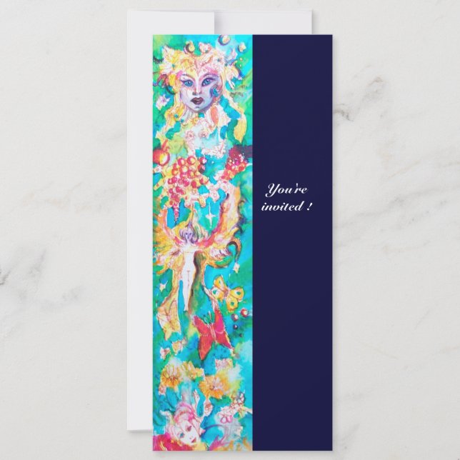 Invitation CONTE DE FÉE AU RAISIN 9a (Devant)