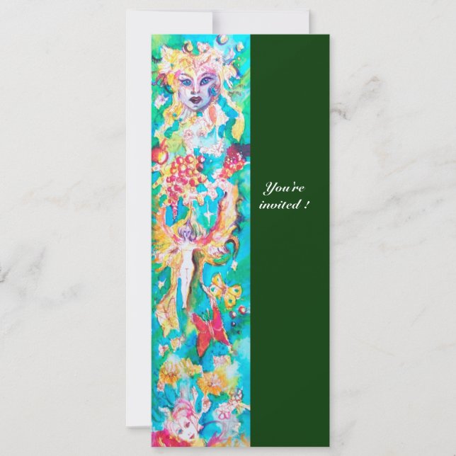 Invitation CONTE DE FÉE AU RAISIN Fantastique (Devant)