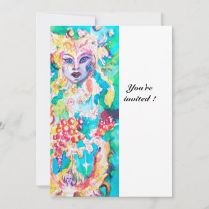 Invitation CONTE DE FÉE DE RAISIN glace métallisé