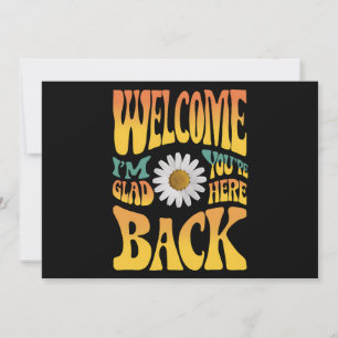 Invitation Content de vous revoir, je suis ravi que vous soye