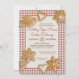 Invitation Cookie de Noël | Plaid | Holiday Open House