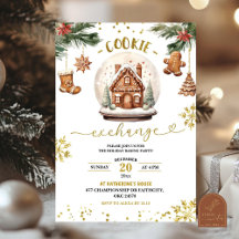 Cookie Exchange Noël Fête de Noël