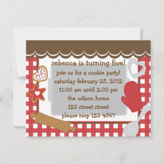 Invitation Cookie Party !.