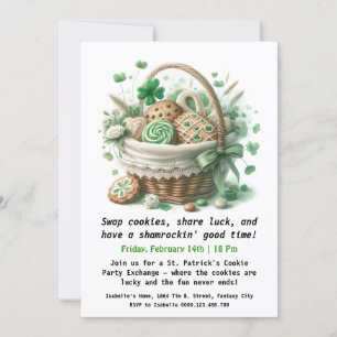 Invitation Cookies de la Saint-Patrick – Chance et Amour Douc