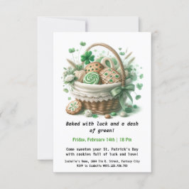 Invitation Cookies de la Saint-Patrick – Chance et Amour Douc