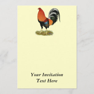 Invitation Coq à roulettes