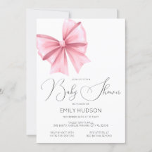 Invitation Coquette Arc Rose Modifiable