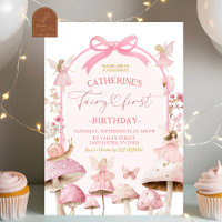 Coquette Fée blanche et rose Premier anniversaire