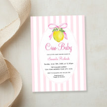 Coquette Lemon Rose Ciao Baby Shower