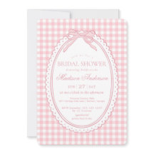 Coquette Rose à Carreaux Mariage