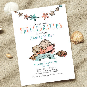 Invitation Coquillages avec photo Sortir du Grand Parti