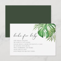 CORA Tropical Beach Palm Books for Baby Card