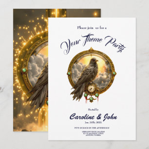 Invitation Corbeau Gardien du Temps – Horlogerie Gothique 