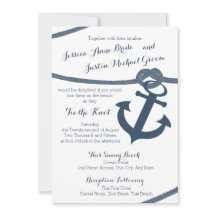 Corde nautique et Mariage Ancre