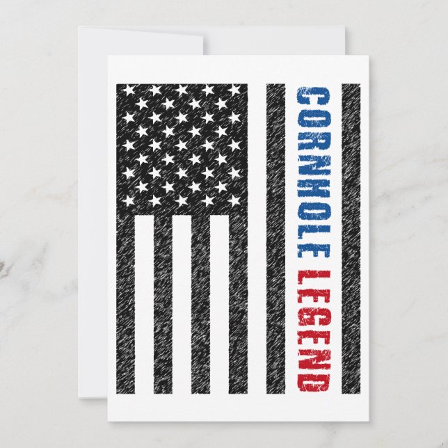 Invitation Cornhole Legend USA (Devant)