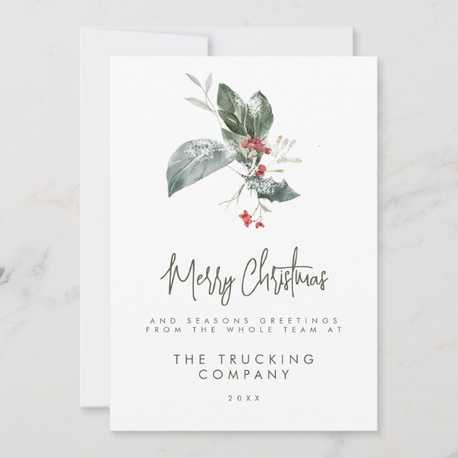 Invitation Corporate Holiday Cards (Devant)