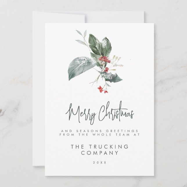 Invitation Corporate Holiday Cards (Devant)