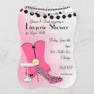 Invitation Corset Rose Chaud