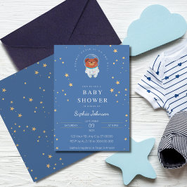 Invitation Cosmic Cutie est en route ! Baby shower de l'ours