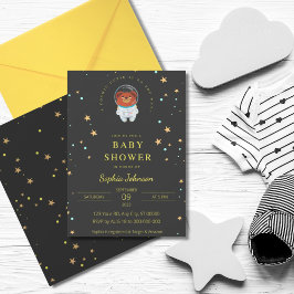 Invitation Cosmic Cutie est en route ! Baby shower de l'ours
