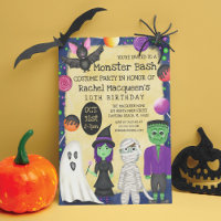 Costume de bash monstre pour enfants Halloween Ann