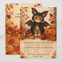 Costume de Chauve-Souris pour Chatons Halloween Fê