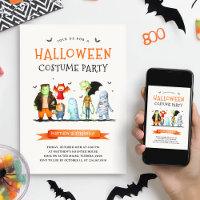 Costume d'Halloween pour enfants fête d'anniversai