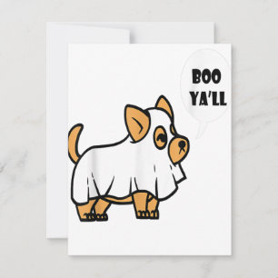 Invitation Costume Halloween 2020 - Chien Corgi Mème Drôle Pu