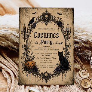 Invitation Costumes Adultes Soirée Halloween