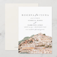 Côte d'Amalfi Italie Espagne Enregistrer la date