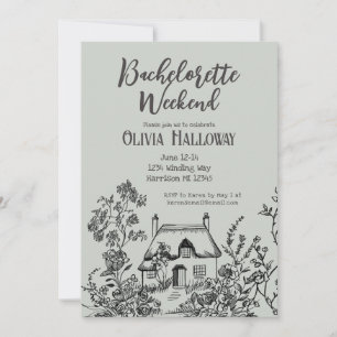Invitation Cottage Week-end Bachelorette Party
