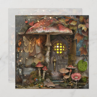 Invitation Cottagecore Fairy Moth Welcome Scrapbook Journal