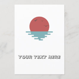 Invitation Coucher de soleil