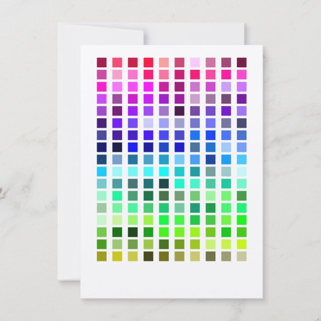 Invitation Couleur, exemple Invitation3 (Devant)