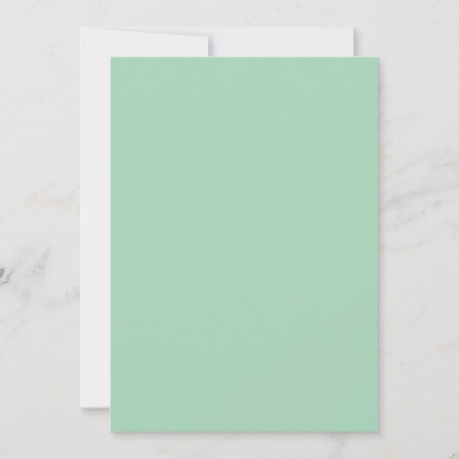 Invitation Couleur Verte (Devant)