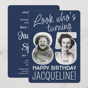 Invitation Couleurs DIY • Joyeux 85e Anniversaire 2 Photo
