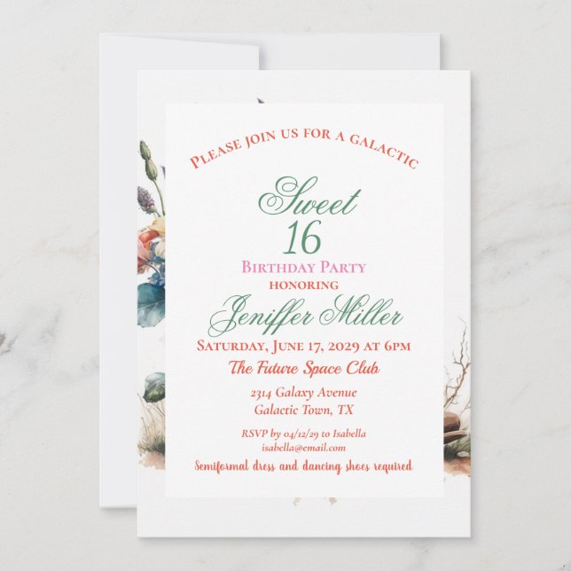 Invitation Country Cowgirl Boots Flower Hat Texas (Devant)