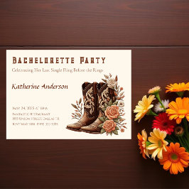 Invitation Country Western Bachelorette