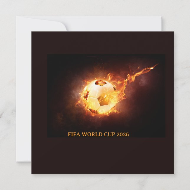 INVITATION COUPE DU MONDE FIFA 2026  (Devant)