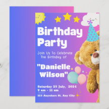 Coupe Teddy Bear Enfants Star Anniversaire cadeaux